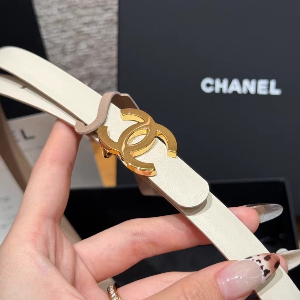 Belt leather female 1.5 cm фото 5