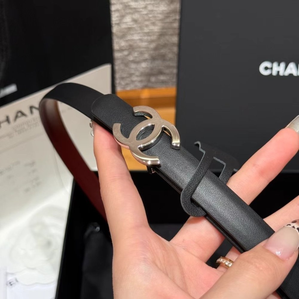 Belt leather female 1.5 cm фото 5