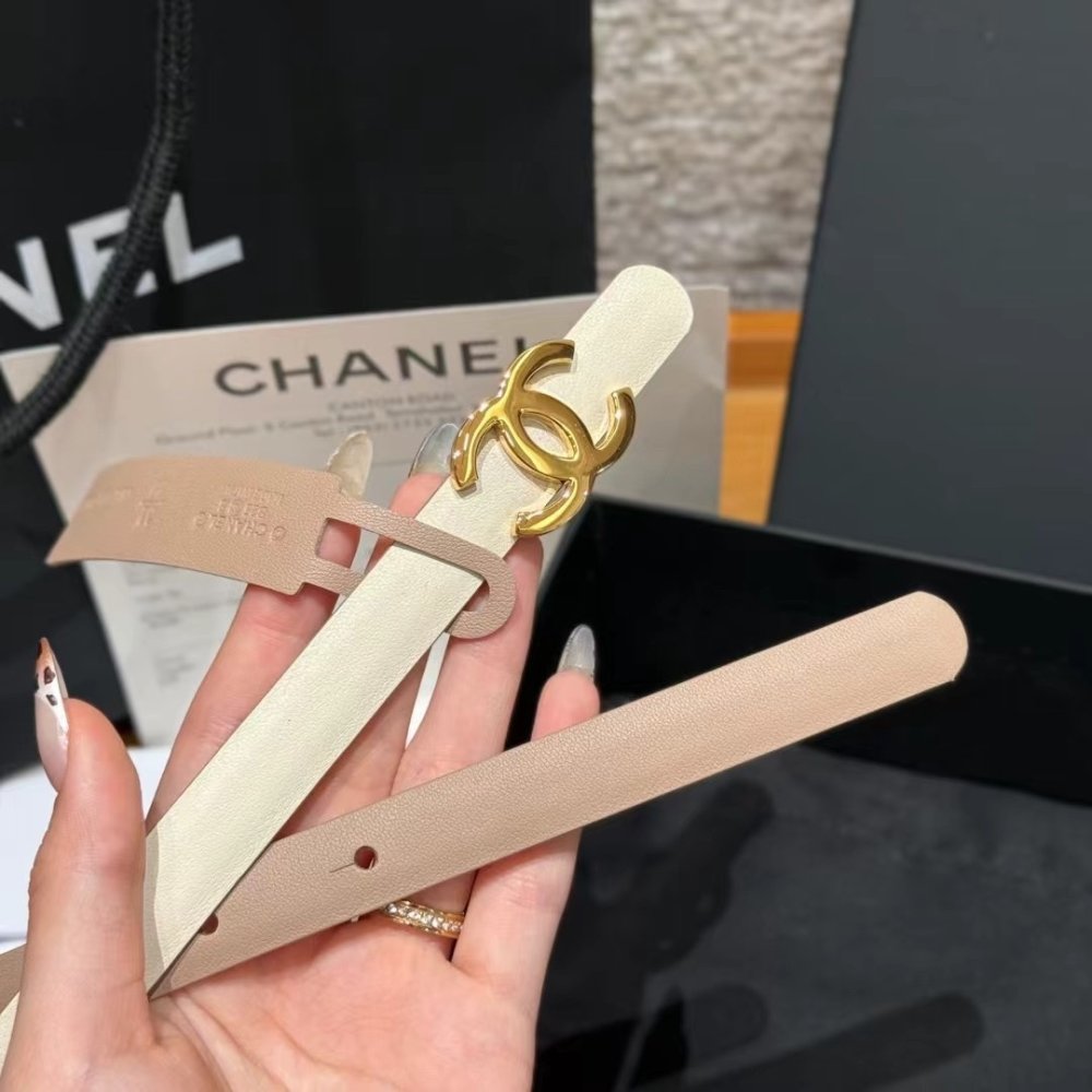 Belt leather female 1.5 cm фото 6