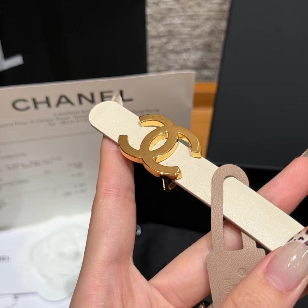 Belt leather female 1.5 cm фото 7