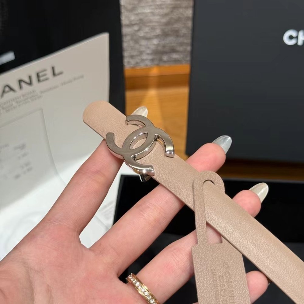 Ремень кожаный женский 1.5 см фото 7