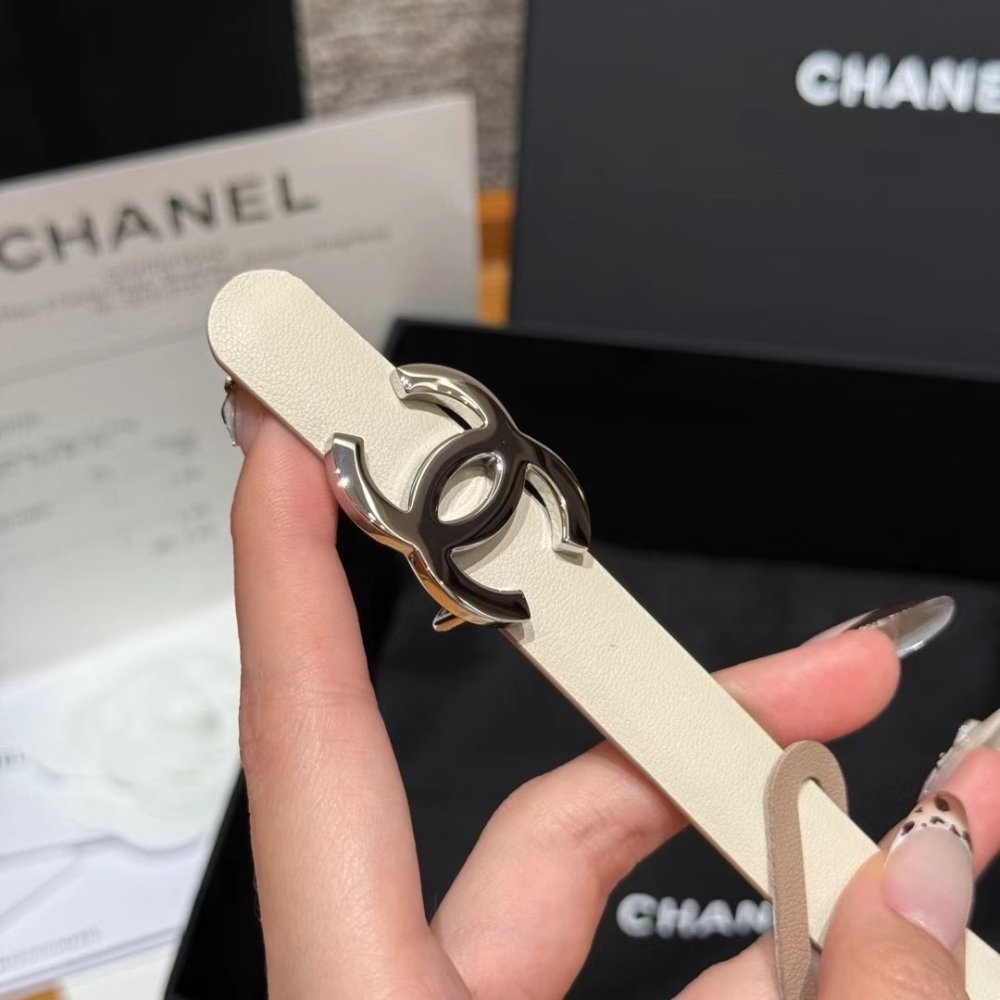 Ремень кожаный женский 1.5 см фото 7