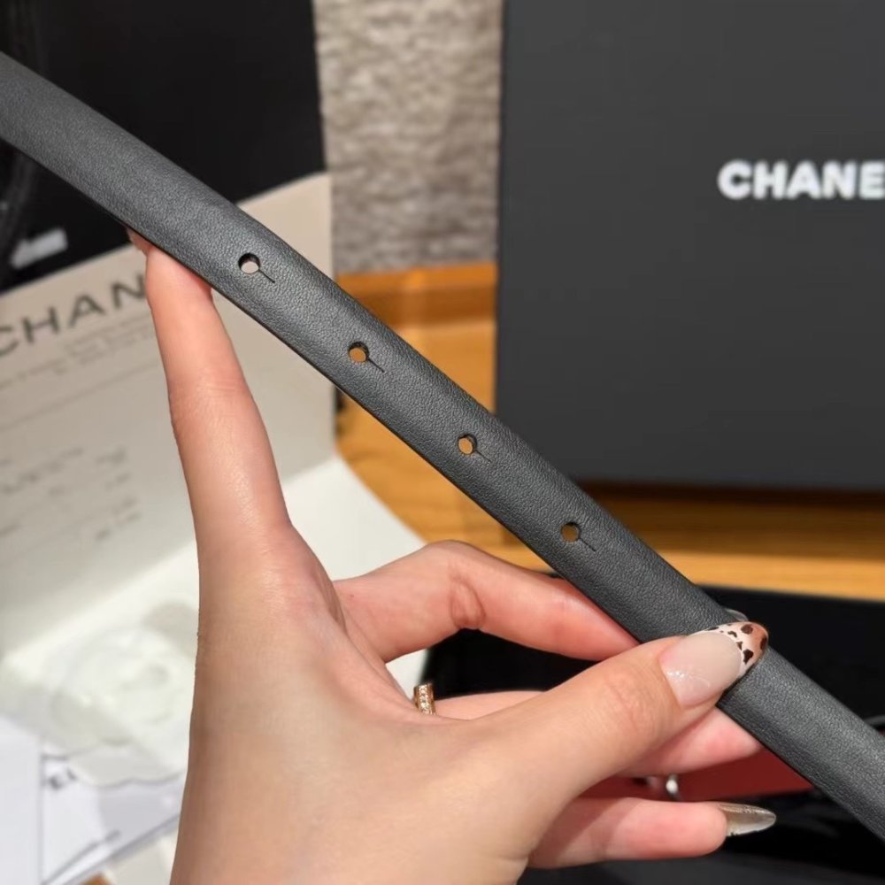 Belt leather female 1.5 cm фото 8