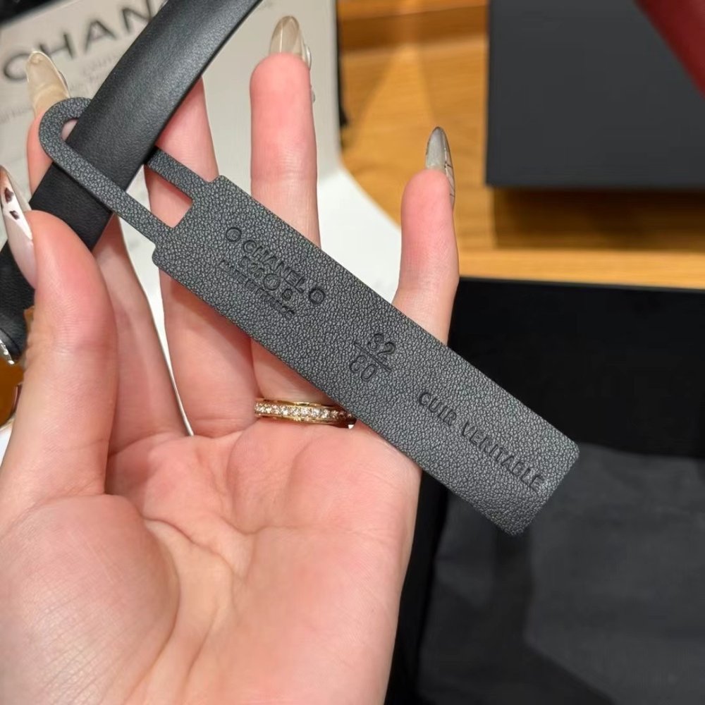 Belt leather female 1.5 cm фото 9