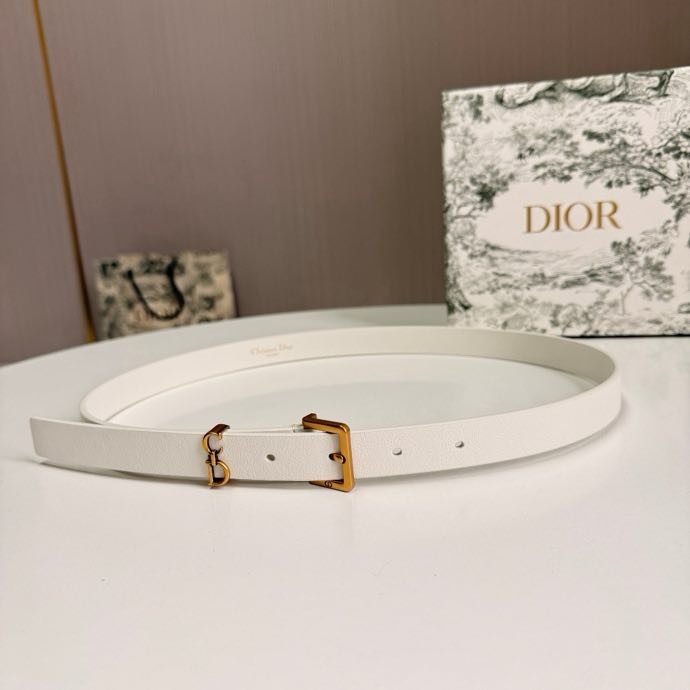 Ремень кожаный женский 2 см