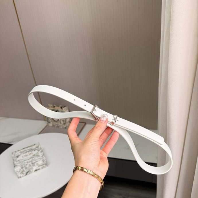 Ремень кожаный женский 2 см фото 2