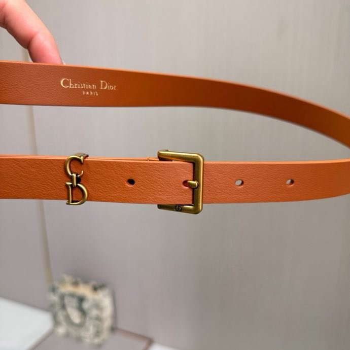 Ремень кожаный женский 2 см фото 2