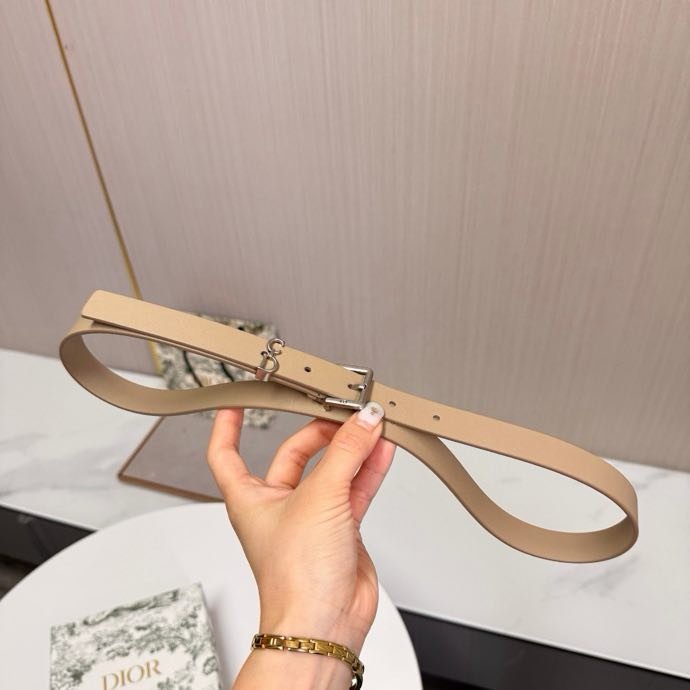 Belt leather female 2 cm фото 2