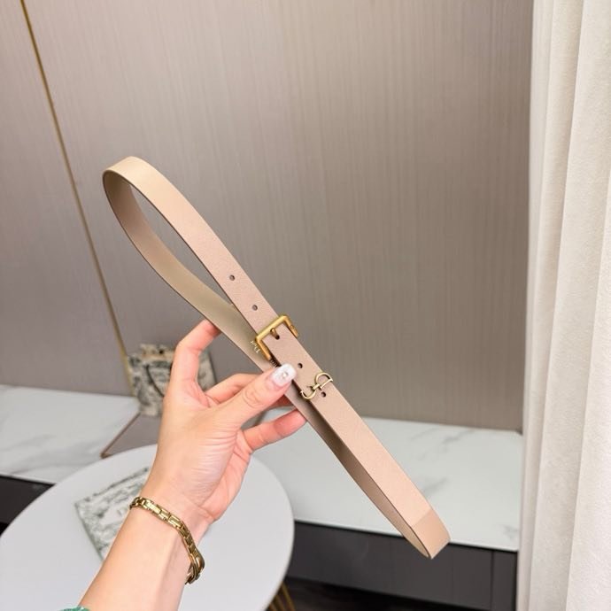 Belt leather female 2 cm фото 3