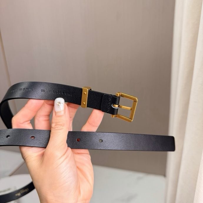 Ремінь шкіряний жіночий 2 см фото 5