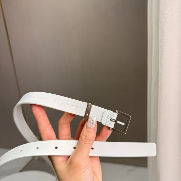 Ремень кожаный женский 2 см фото 6