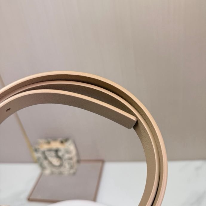 Belt leather female 2 cm фото 6