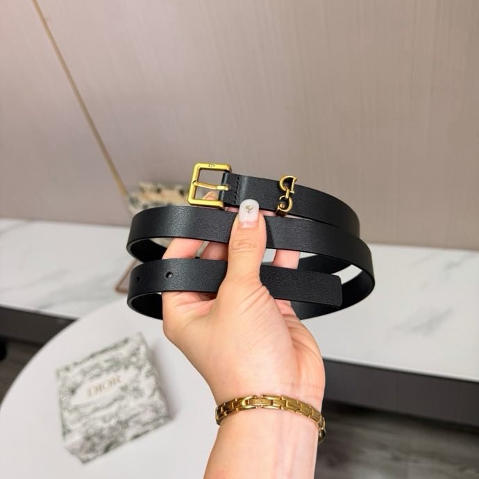 Ремінь шкіряний жіночий 2 см фото 7