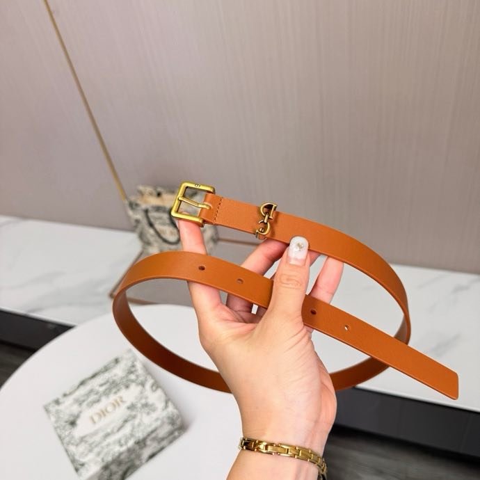 Ремень кожаный женский 2 см фото 7