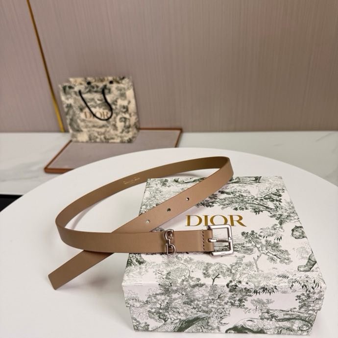 Belt leather female 2 cm фото 7