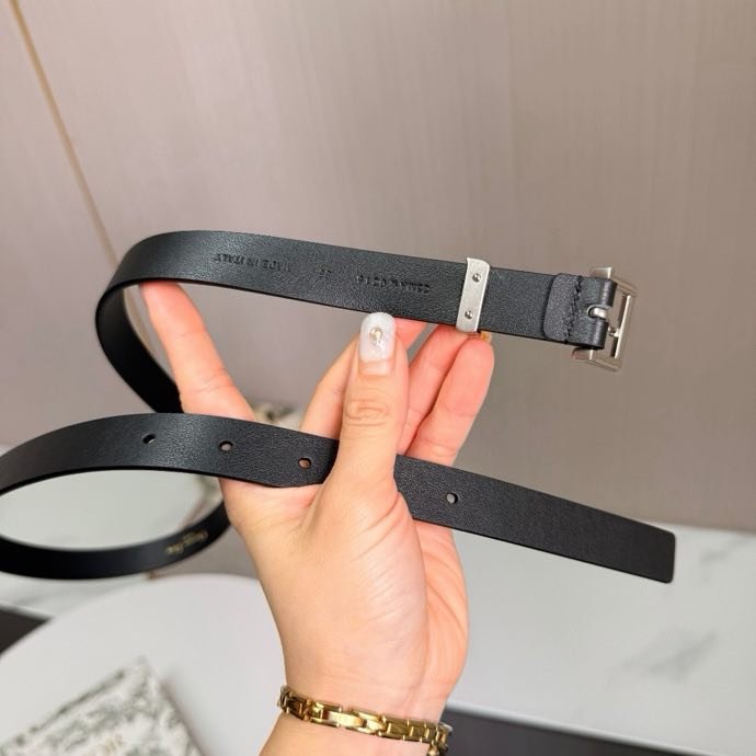 Ремень кожаный женский 2 см фото 8