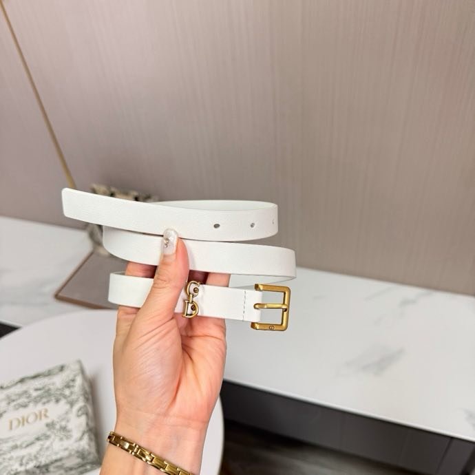 Ремень кожаный женский 2 см фото 9