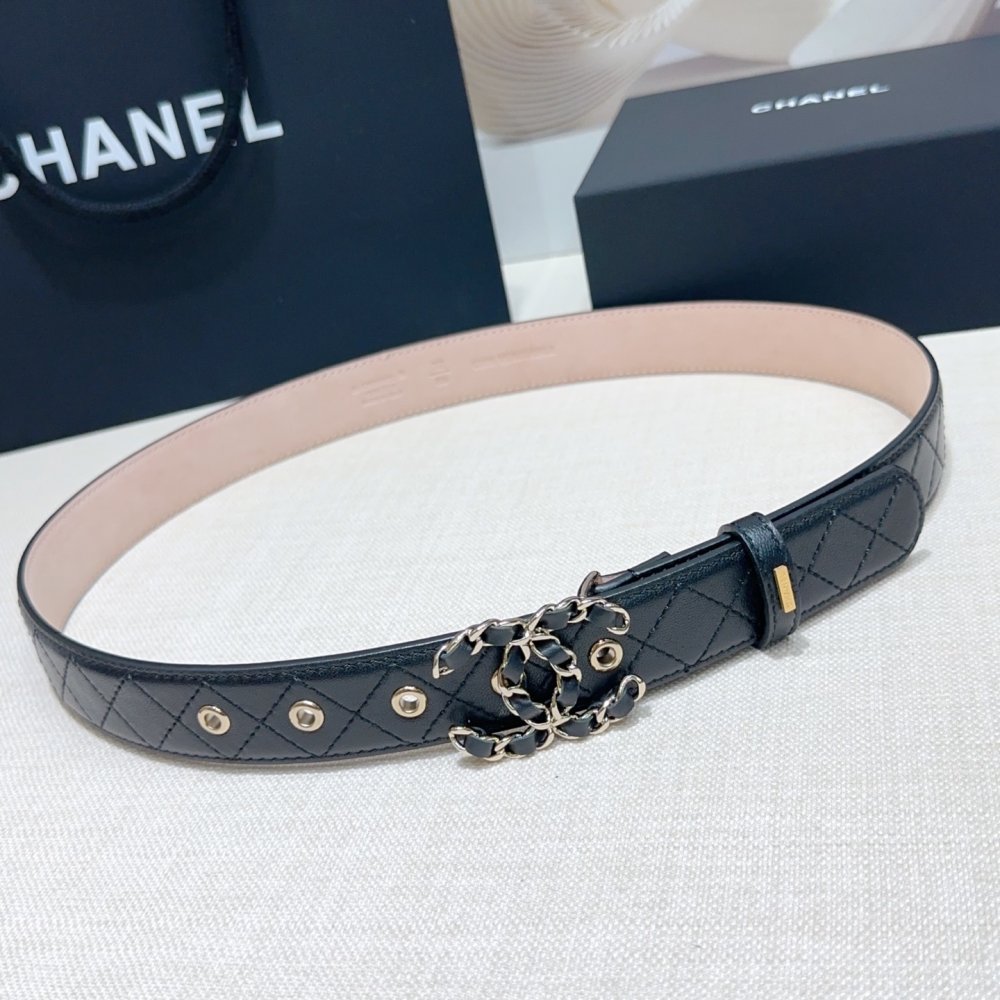 Ремень кожаный женский 3 см