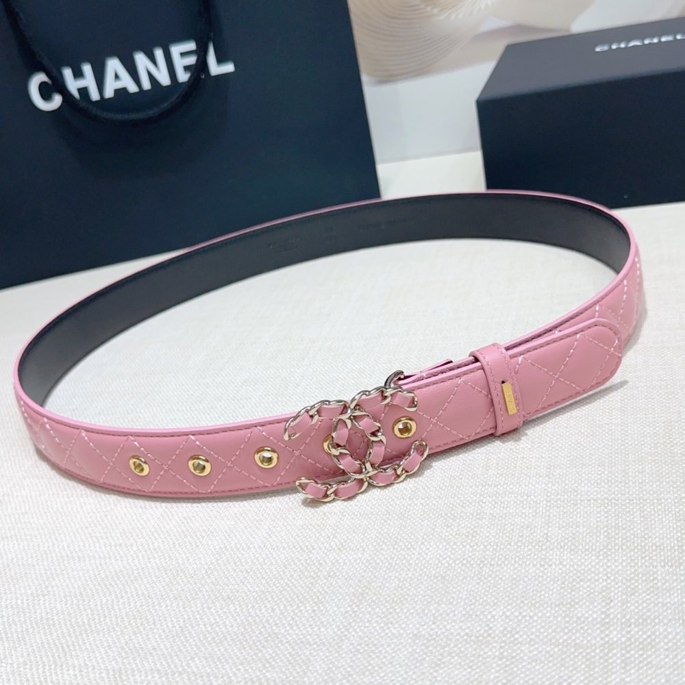 Ремень кожаный женский 3 см