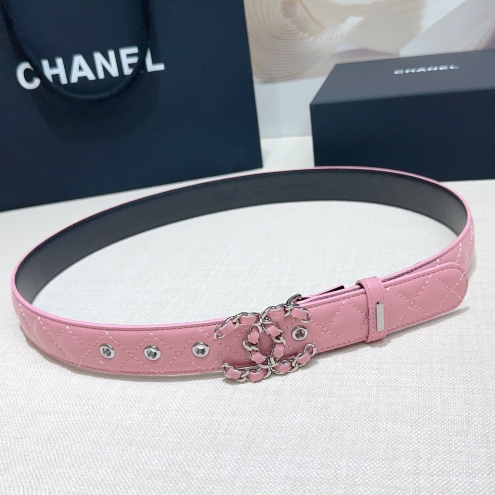 Ремень кожаный женский 3 см