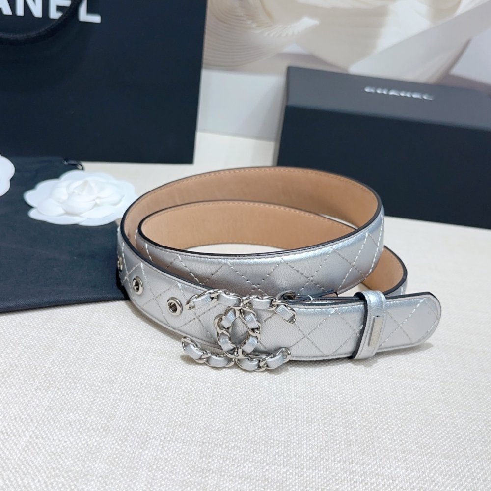 Ремень кожаный женский 3 см фото 2