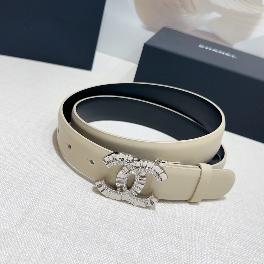 Ремень кожаный женский 3 см фото 2