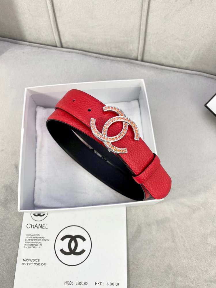 Ремень кожаный женский 3 см фото 2