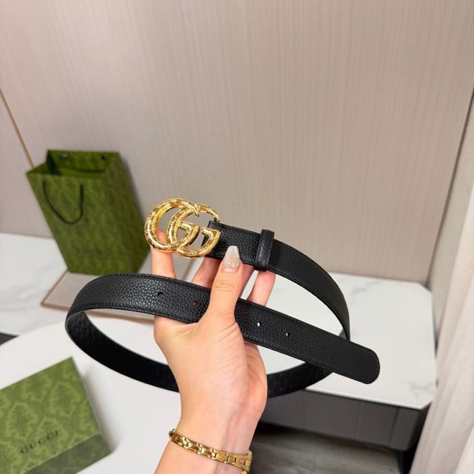 Belt leather female 3 cm фото 2