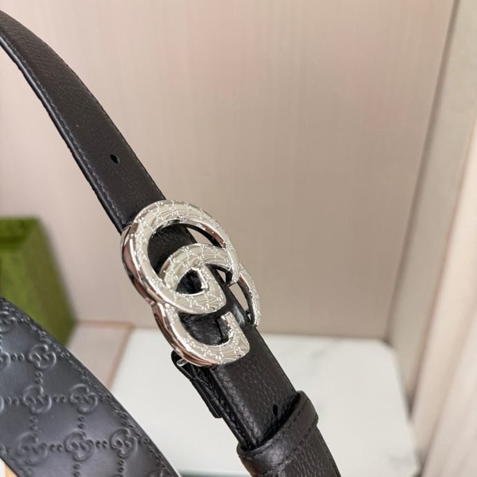 Belt leather female 3 cm фото 2