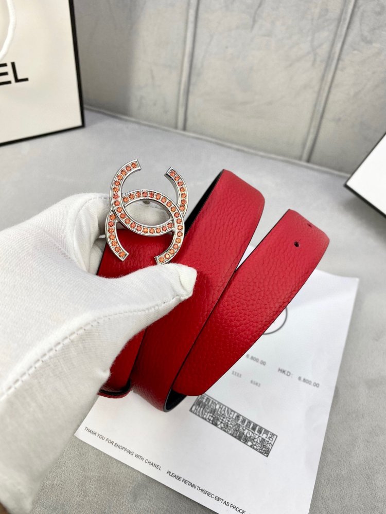 Ремень кожаный женский 3 см фото 3