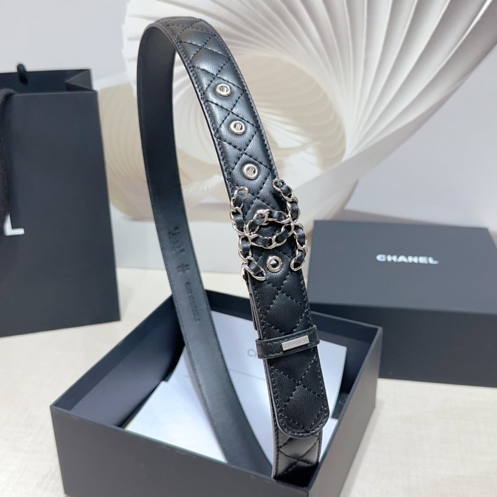 Belt leather female 3 cm фото 4