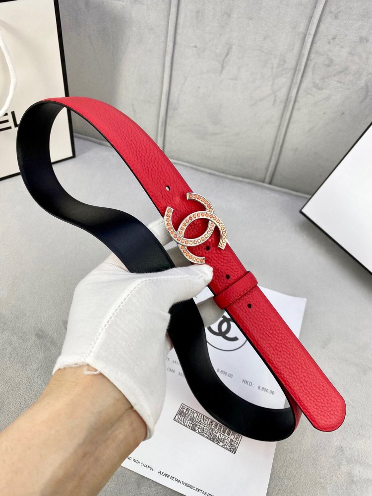 Ремень кожаный женский 3 см фото 4