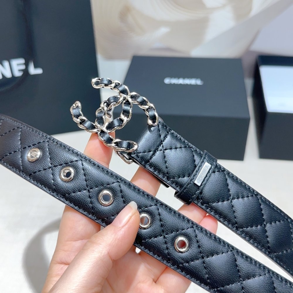 Belt leather female 3 cm фото 5