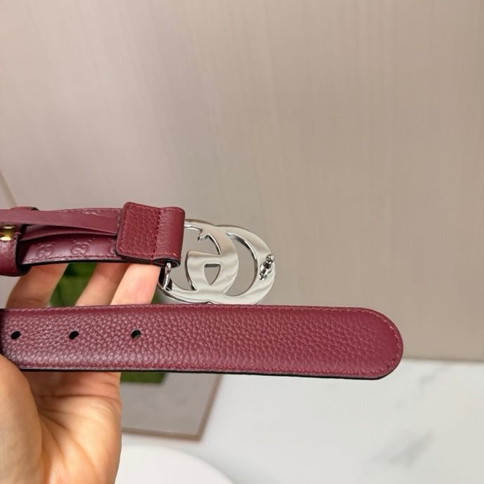 Ремень кожаный женский 3 см фото 5