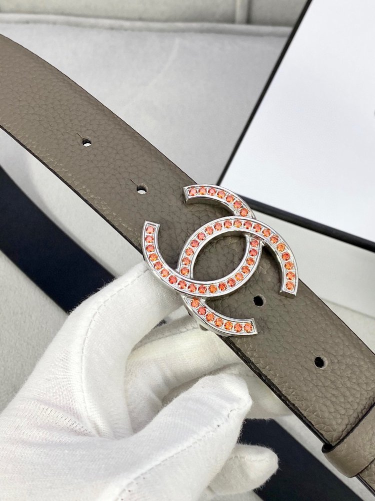 Ремень кожаный женский 3 см фото 7