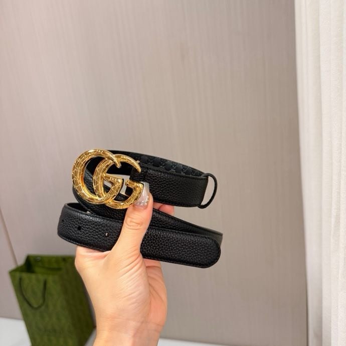 Belt leather female 3 cm фото 7