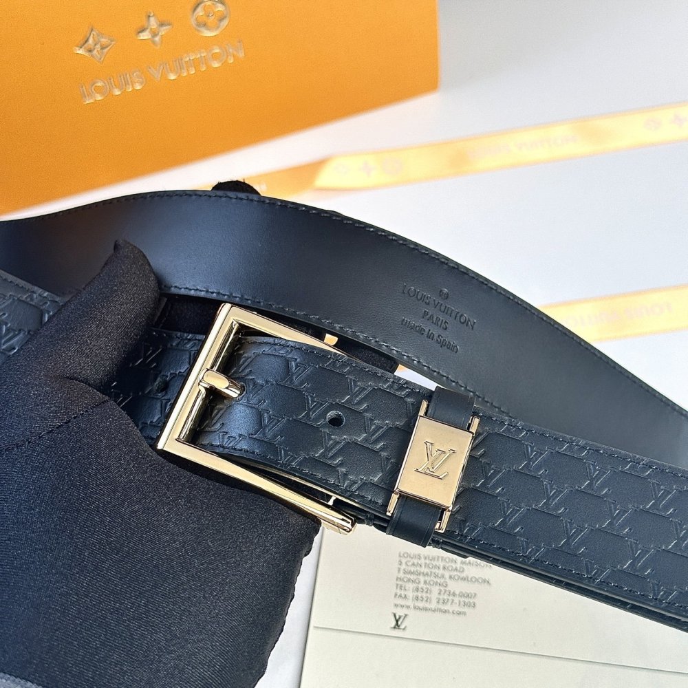 Ремень мужской двусторонний кожаный 3.5 см фото 4