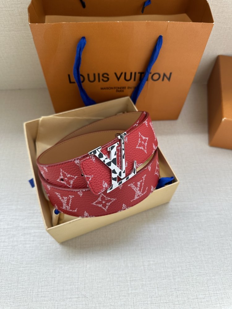 Ремень мужской двусторонний кожаный 4 см фото 3