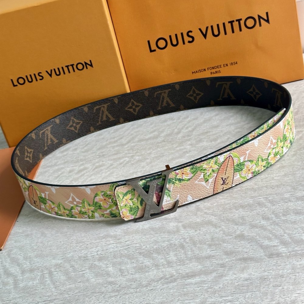 Ремень мужской двусторонний кожаный 4 см фото 5