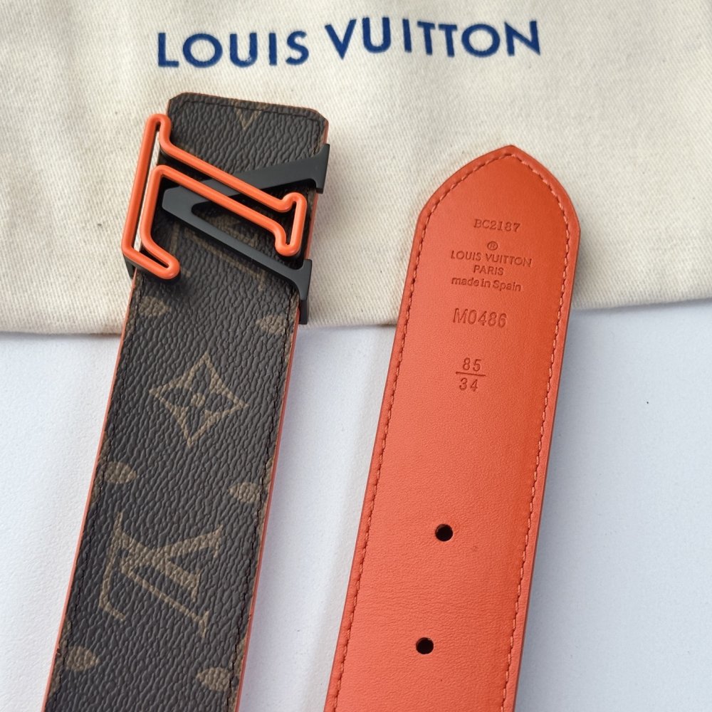 Ремень мужской двусторонний кожаный 4 см фото 7