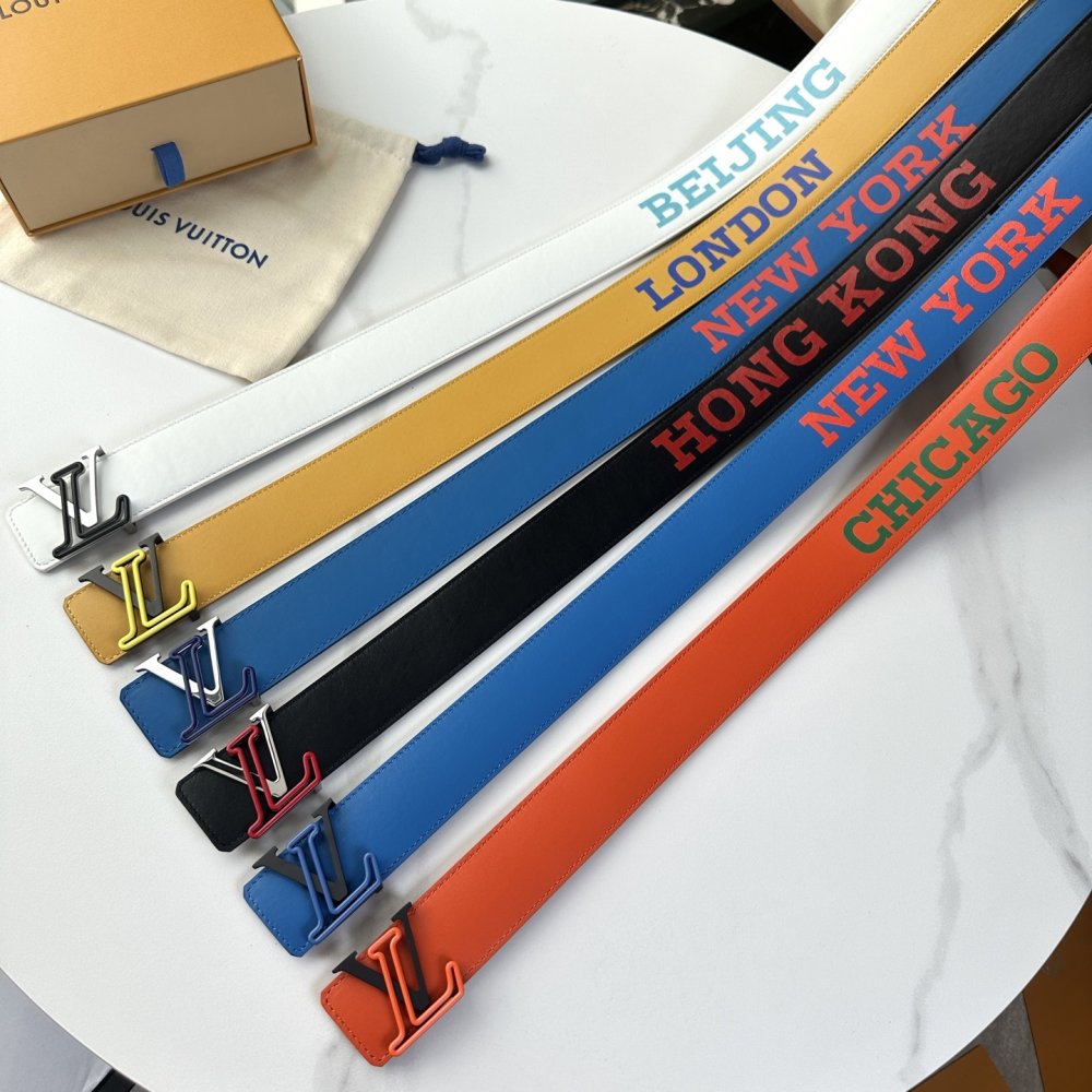 Ремень мужской двусторонний кожаный 4 см фото 8