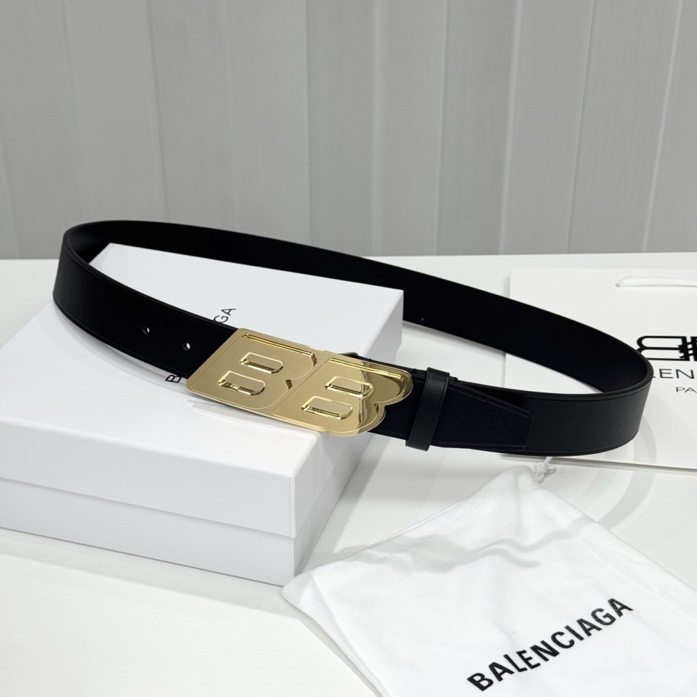 Belt male leather 3.5 cm