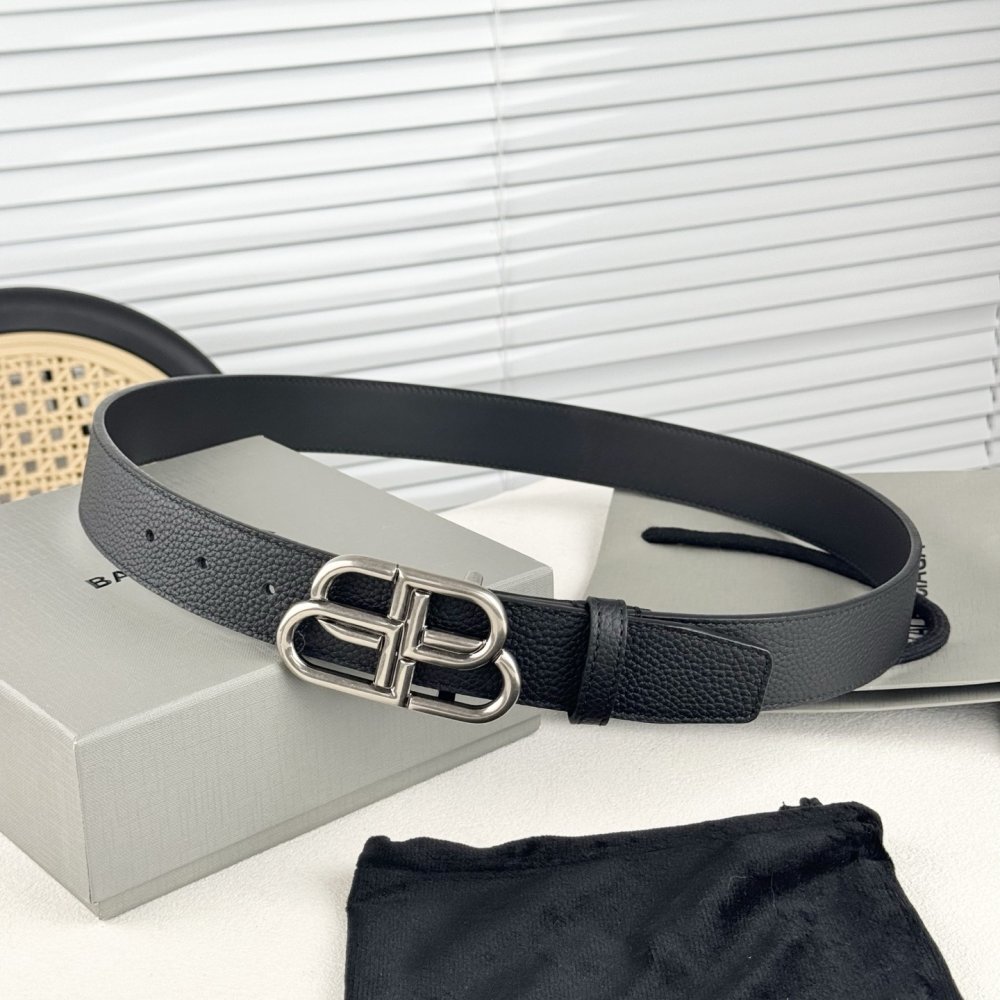 Belt male leather 3.5 cm