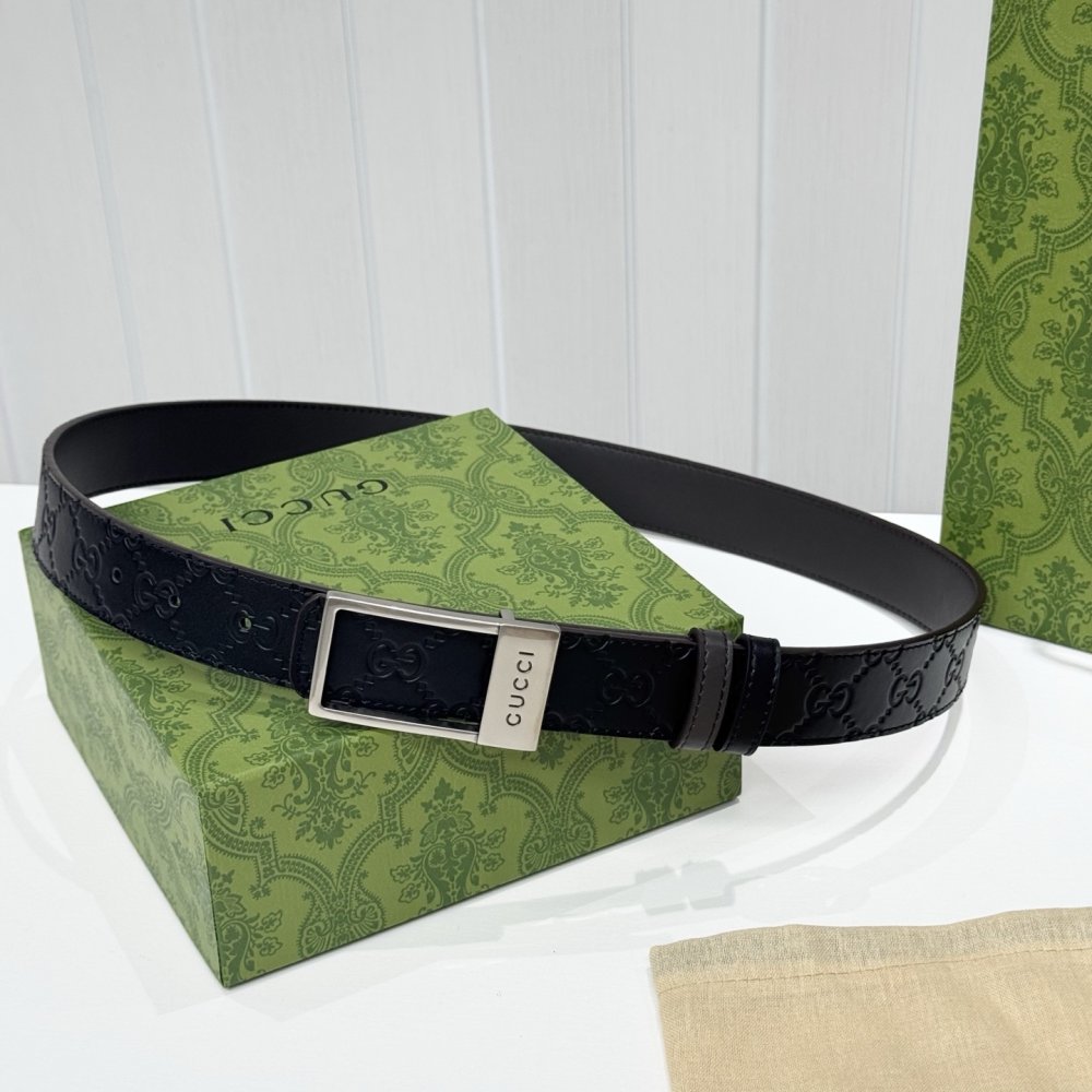 Ремень мужской кожаный 3.5 см