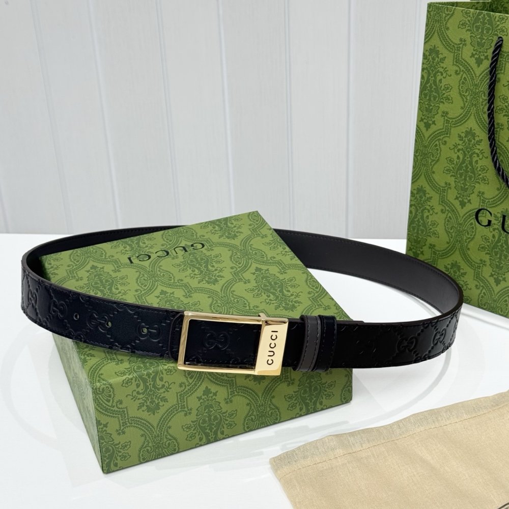 Belt male leather 3.5 cm