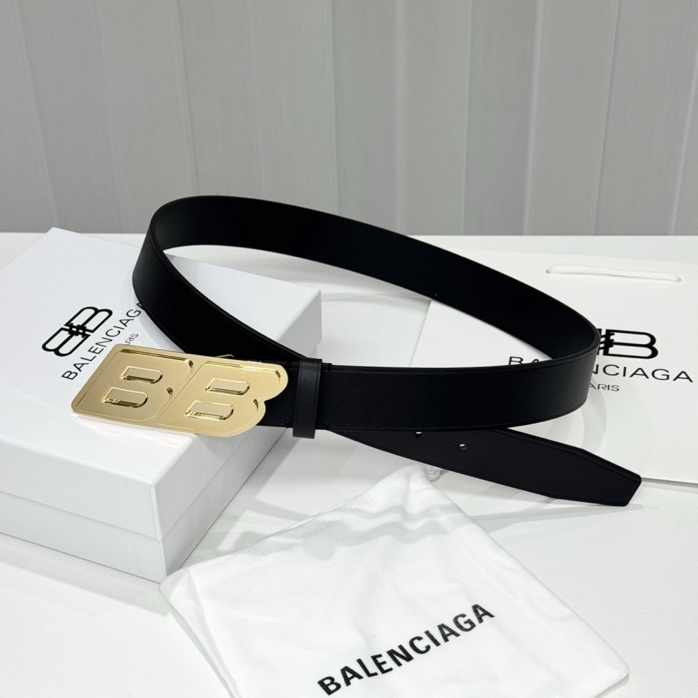 Belt male leather 3.5 cm фото 2