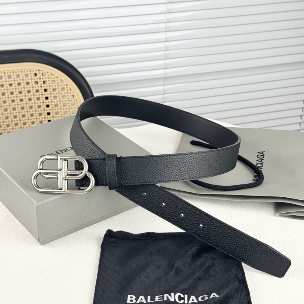 Belt male leather 3.5 cm фото 2