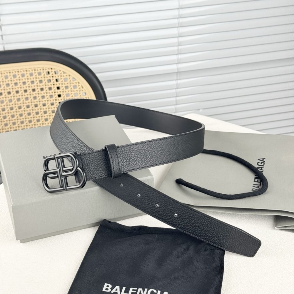 Ремень мужской кожаный 3.5 см фото 2