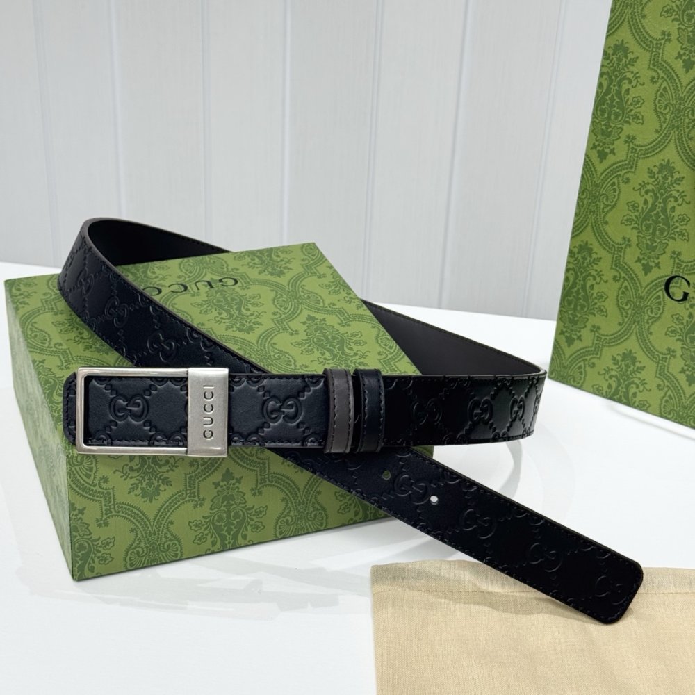 Ремень мужской кожаный 3.5 см фото 2