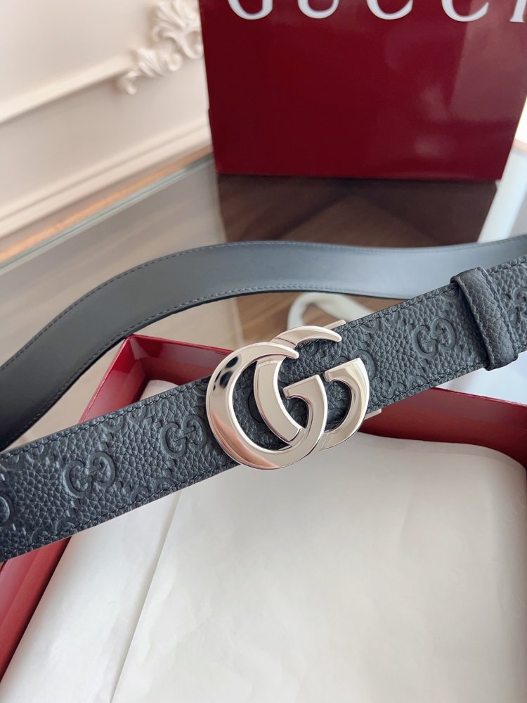 Belt male leather 3.5 cm фото 2